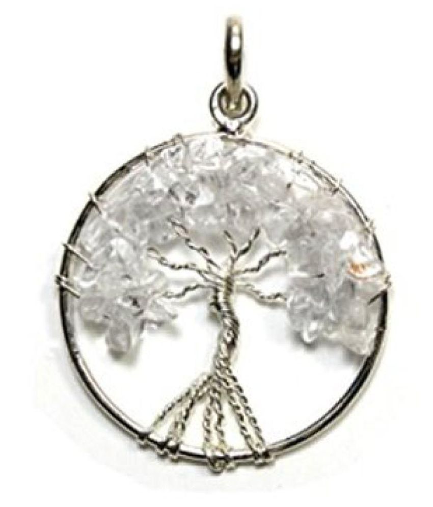 CLEAR QUARTZ TREE OF LIFE WIRE WRAP CRYSTAL PENDANT Buy CLEAR QUARTZ