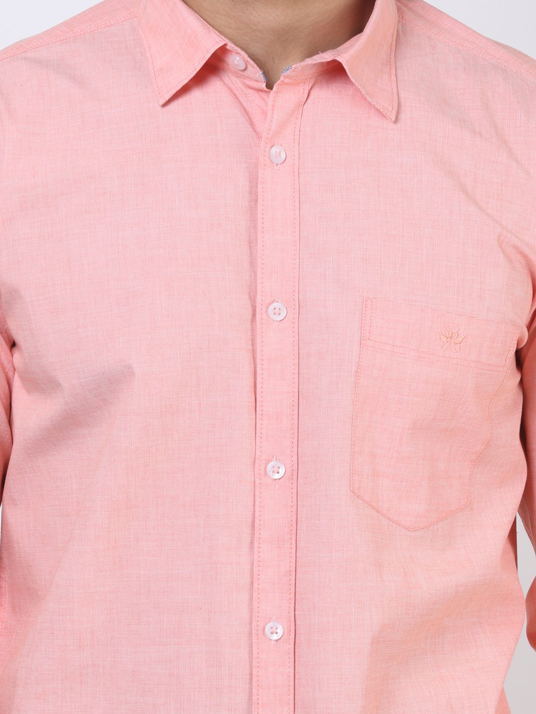 peach casual shirt