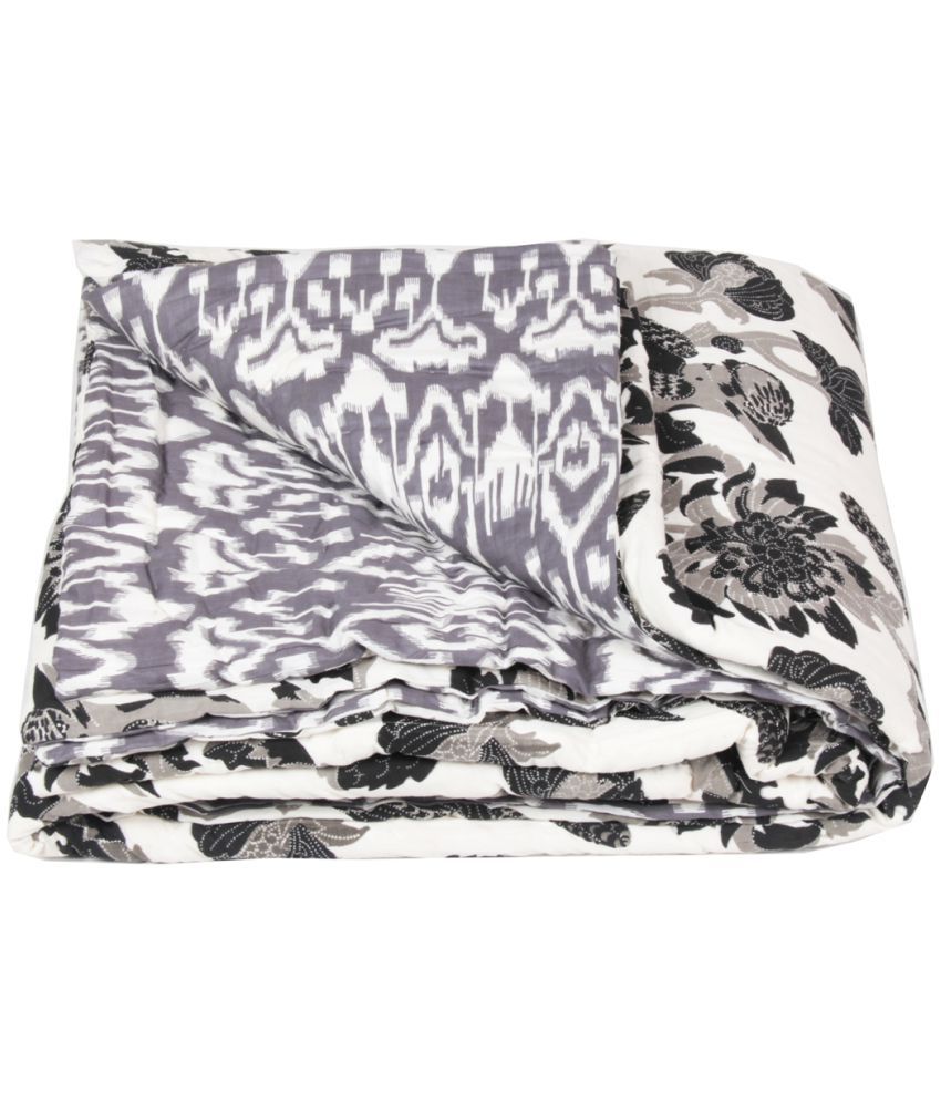 Jaipur Textile Hub Double Cotton Multi Traditional Quilt Coordinated