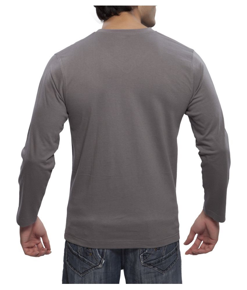 mens grey v neck t shirts