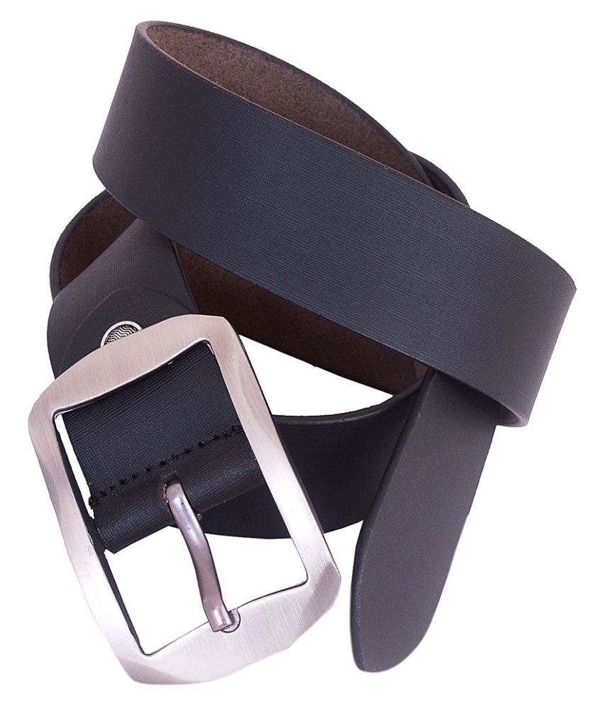Lovekushcart Black Leather Formal Belts: Buy Online at Low Price in ...