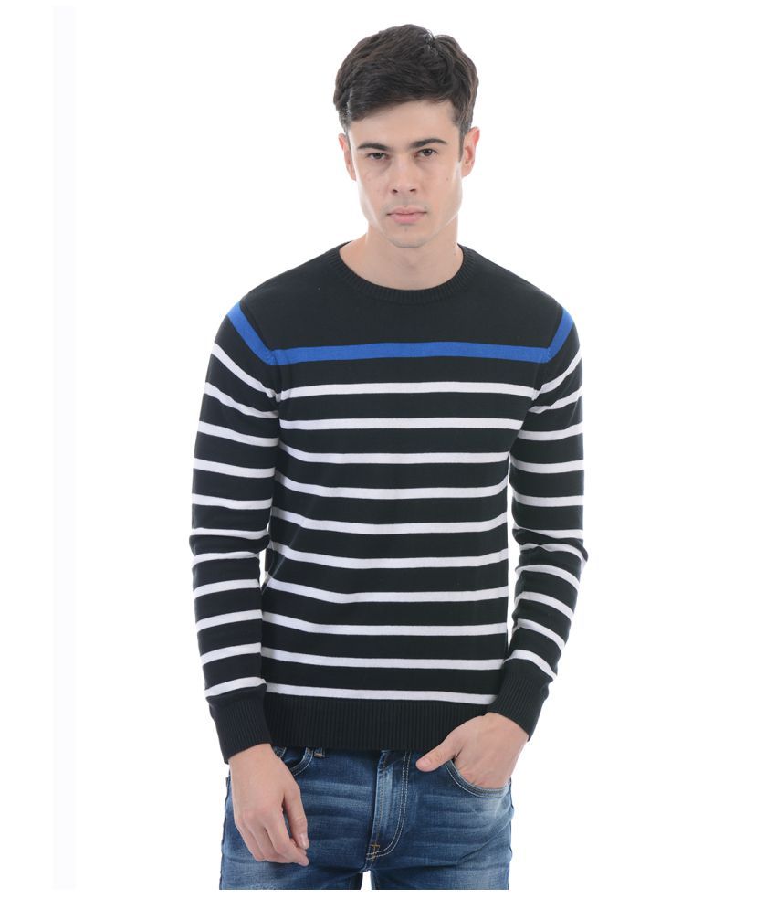 Pepe Jeans Black Round Neck Sweater 