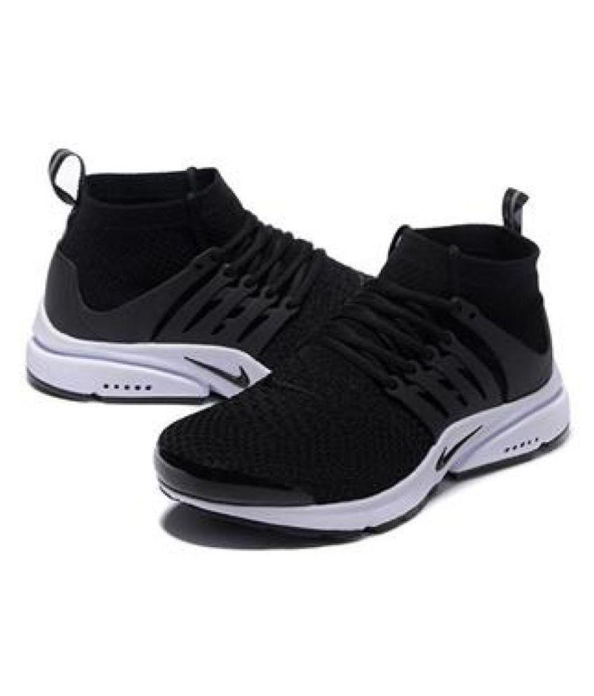 nike air presto ultra flyknit black running shoes