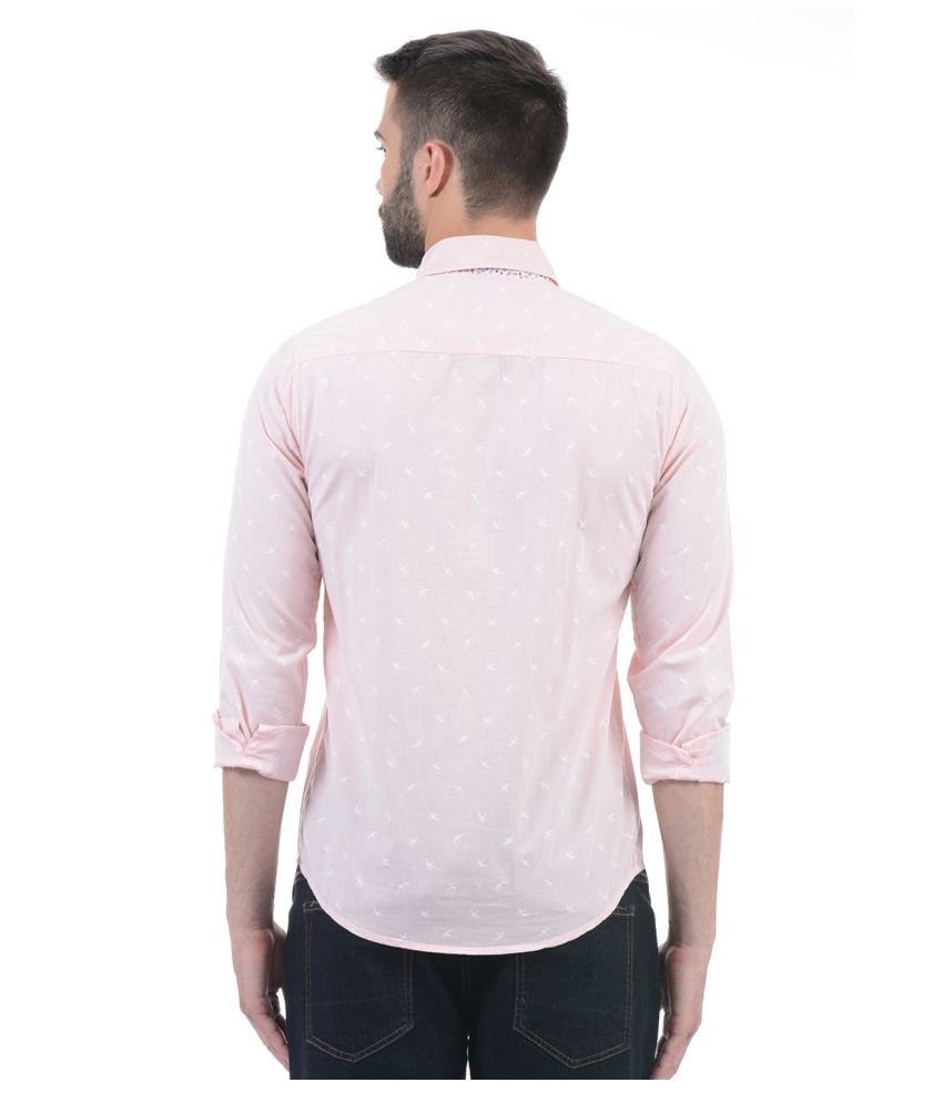 peach casual shirt