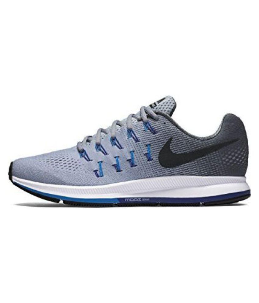 Nike PEGASUS 33 GREY BLUE Black Running 