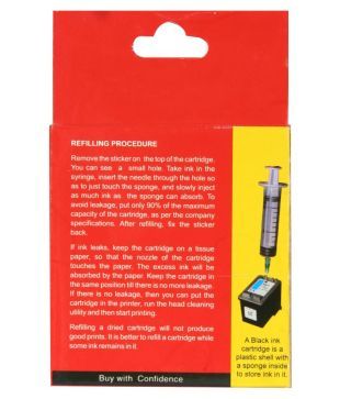 turbo refill kit for hp 803 black ink cartridge