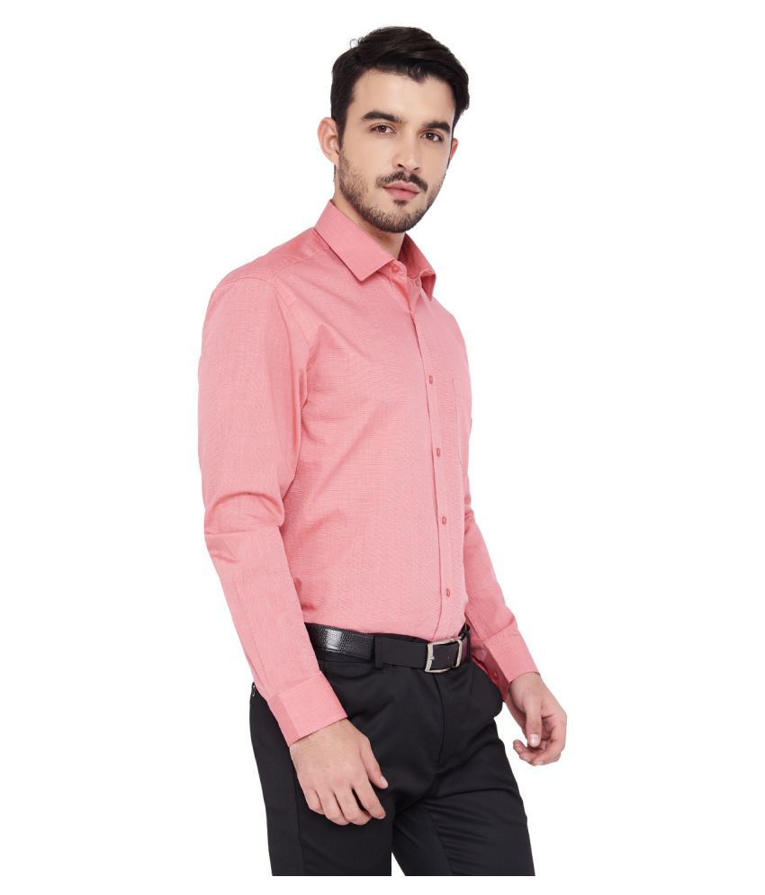 mens red formal shirt uk