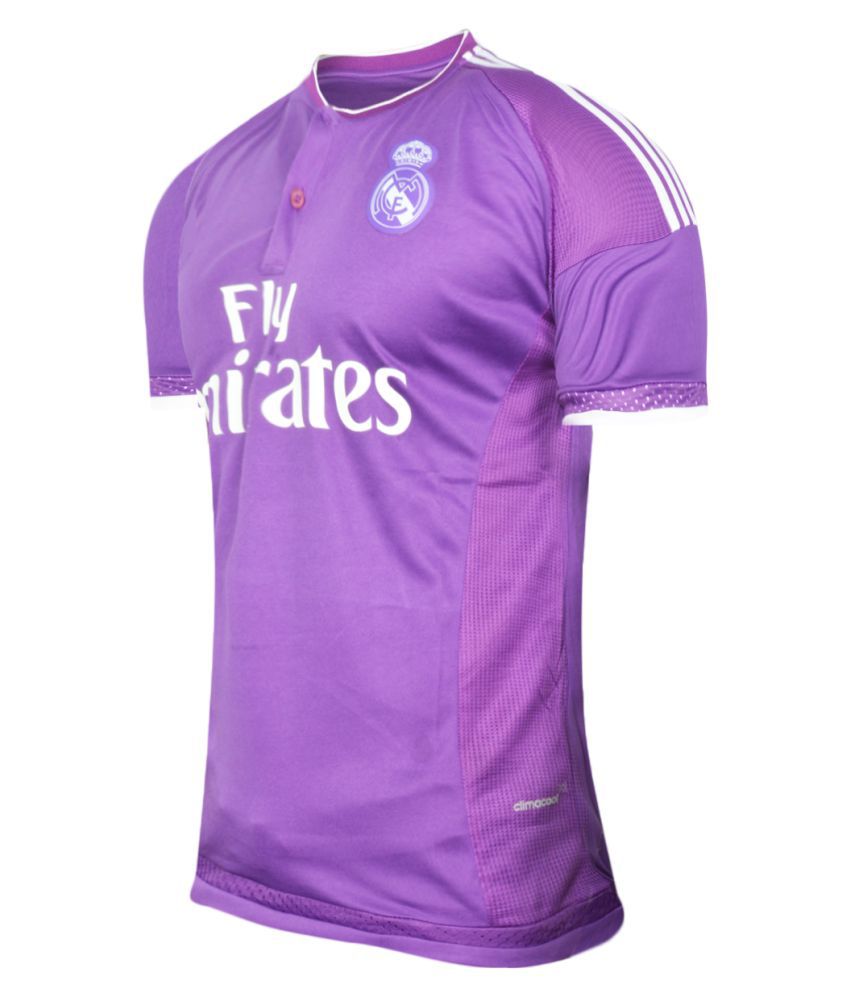 Real Madrid F C Purple Polyester Jersey Buy Real Madrid F C Purple