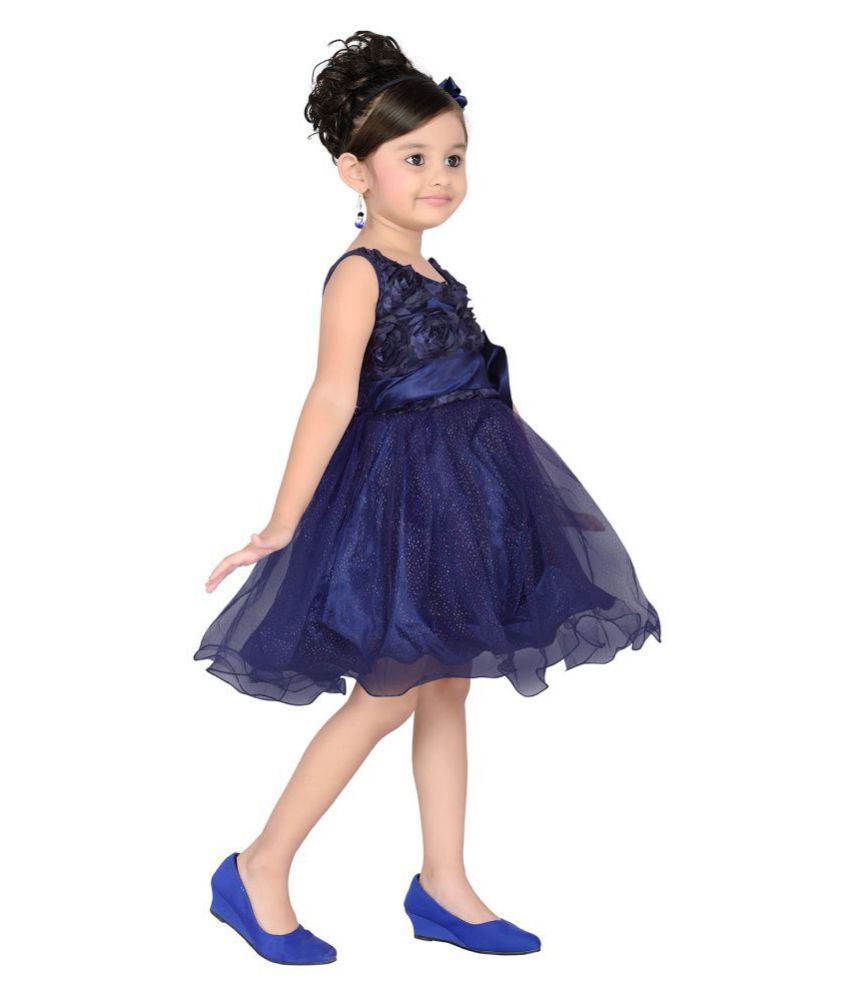 satin full frock