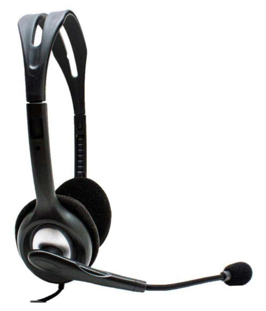     			Logitech h110 Over Ear Headset with Mic black