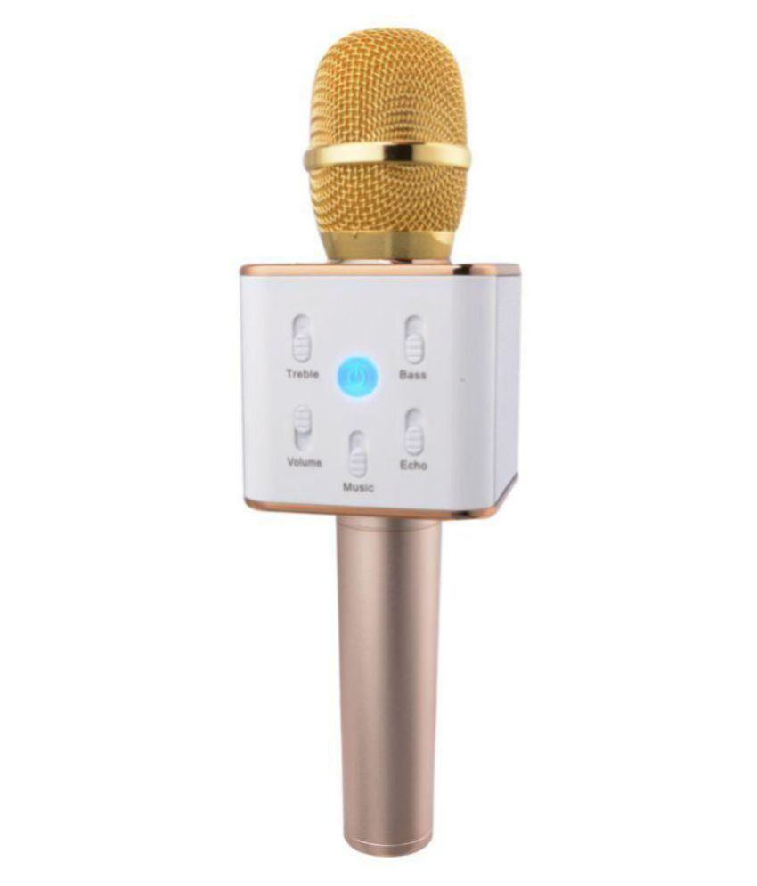 BT HIGHVISION Q7 Portable Wireless Karaoke Microphone