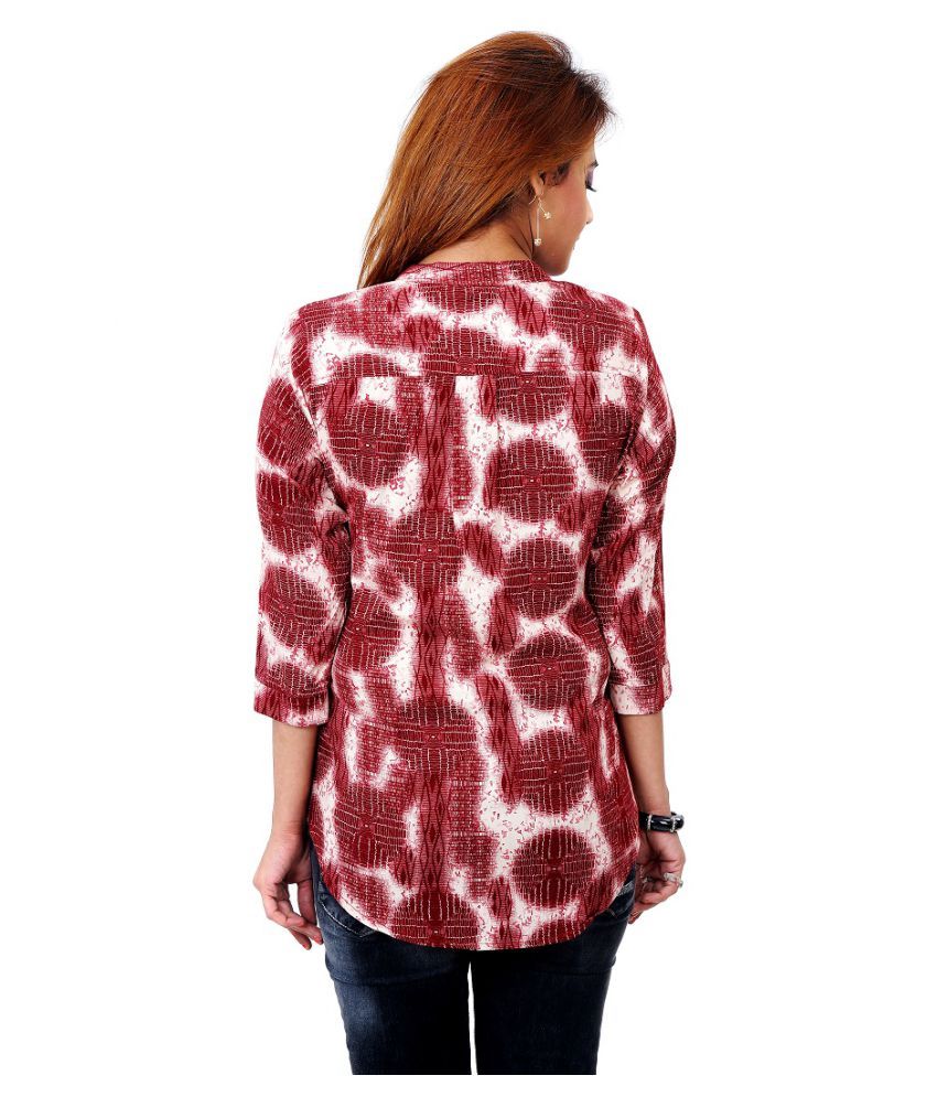 printed rayon shirt