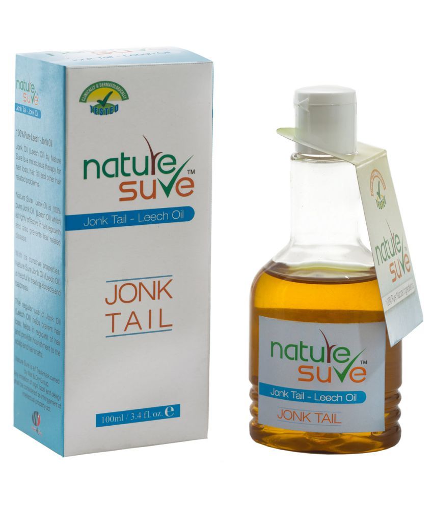 Nature Sure Combo Jonk Tail Leech Oil 110 Ml And Hair Growth
