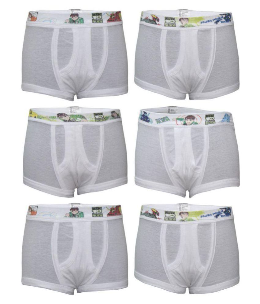     			Bodycare Pack of 6 Baby Boys 100% Cotton Briefs ( White )