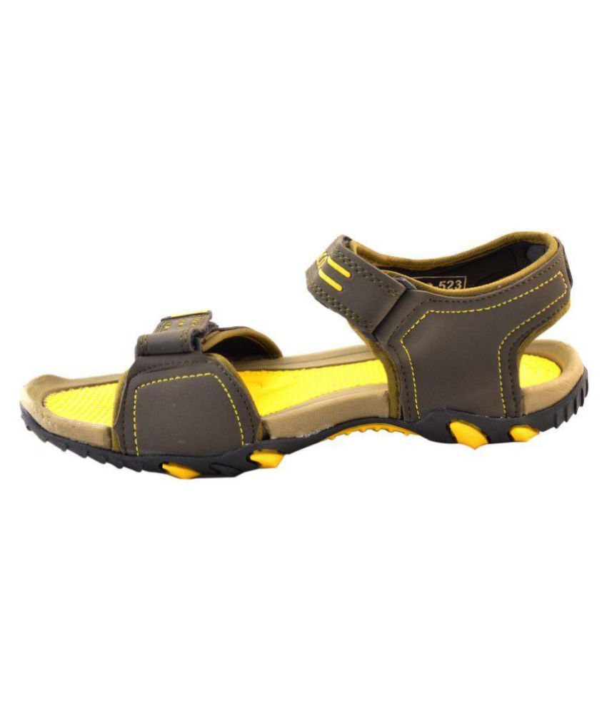 yellow sandals men