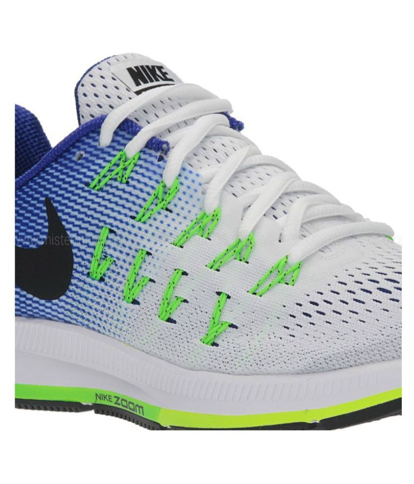nike zoom pegasus 33 white blue