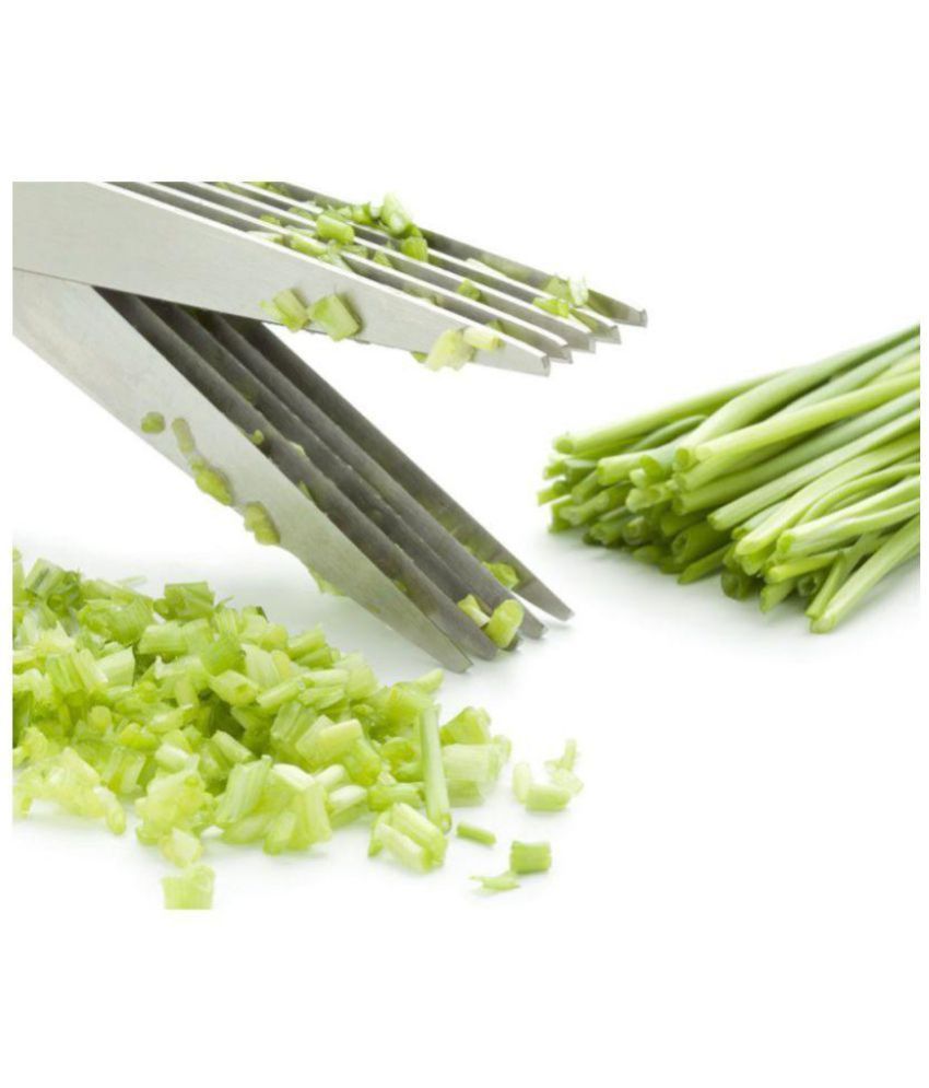 Paper Shredding Scissor Multifunctional Vegetable scissor 5 in 1 With