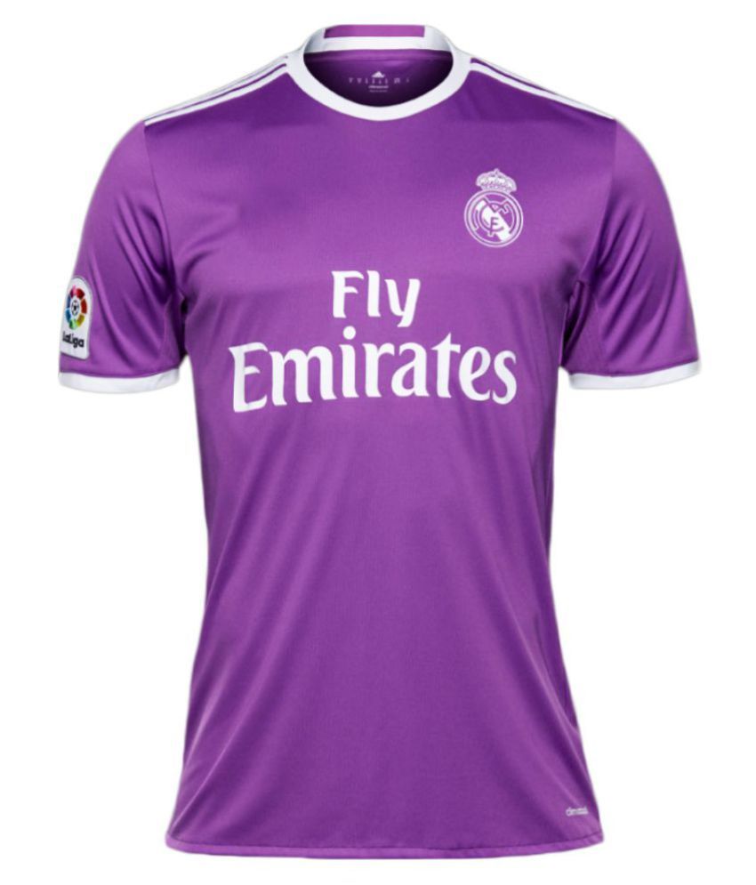Real Madrid F C Purple Polyester Jersey Buy Real Madrid F C Purple