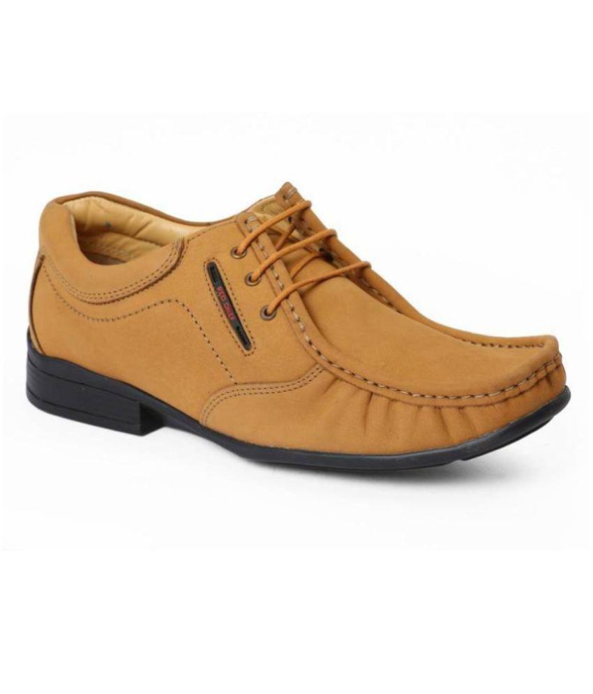 formal party wear red chief shoes