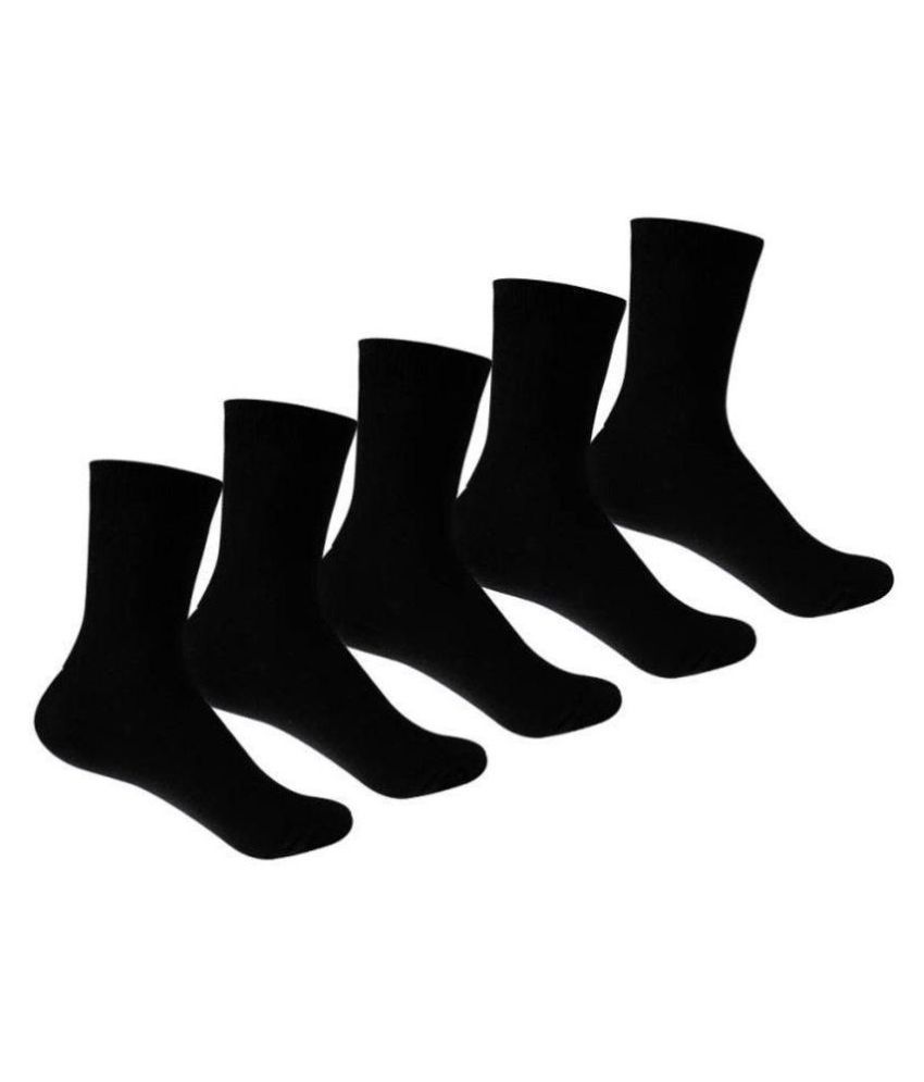     			Tahiro Black Casual Full Length Socks