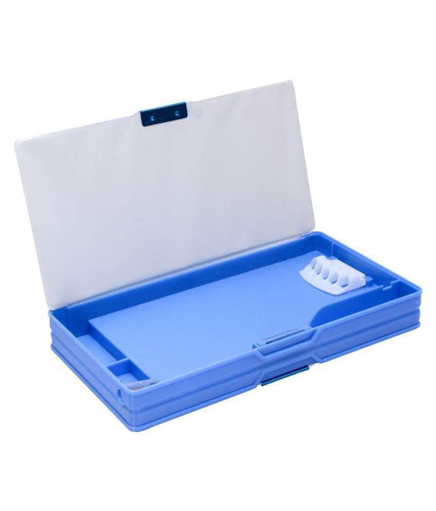blue colour pencil box