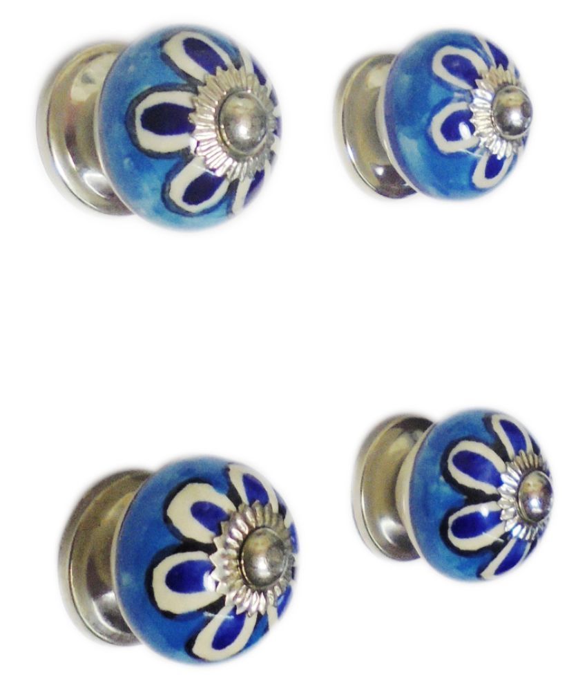 Buy Set Of 4 Small Size Handpainted Ceramic Door Drawer Cabinet