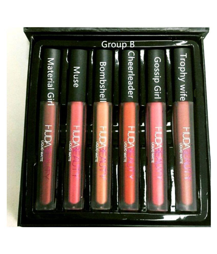 huda beauty lipstick set of 6