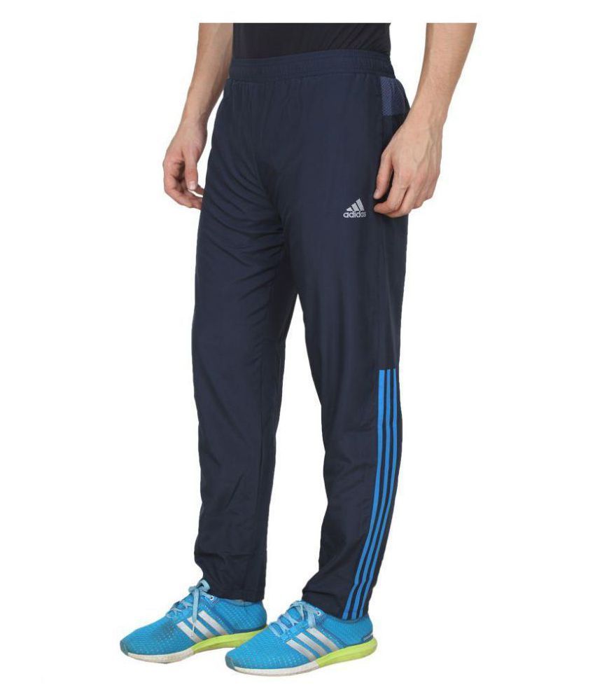 Adidas Navy Polyester Track Pant - Buy Adidas Navy Polyester Track Pant ...