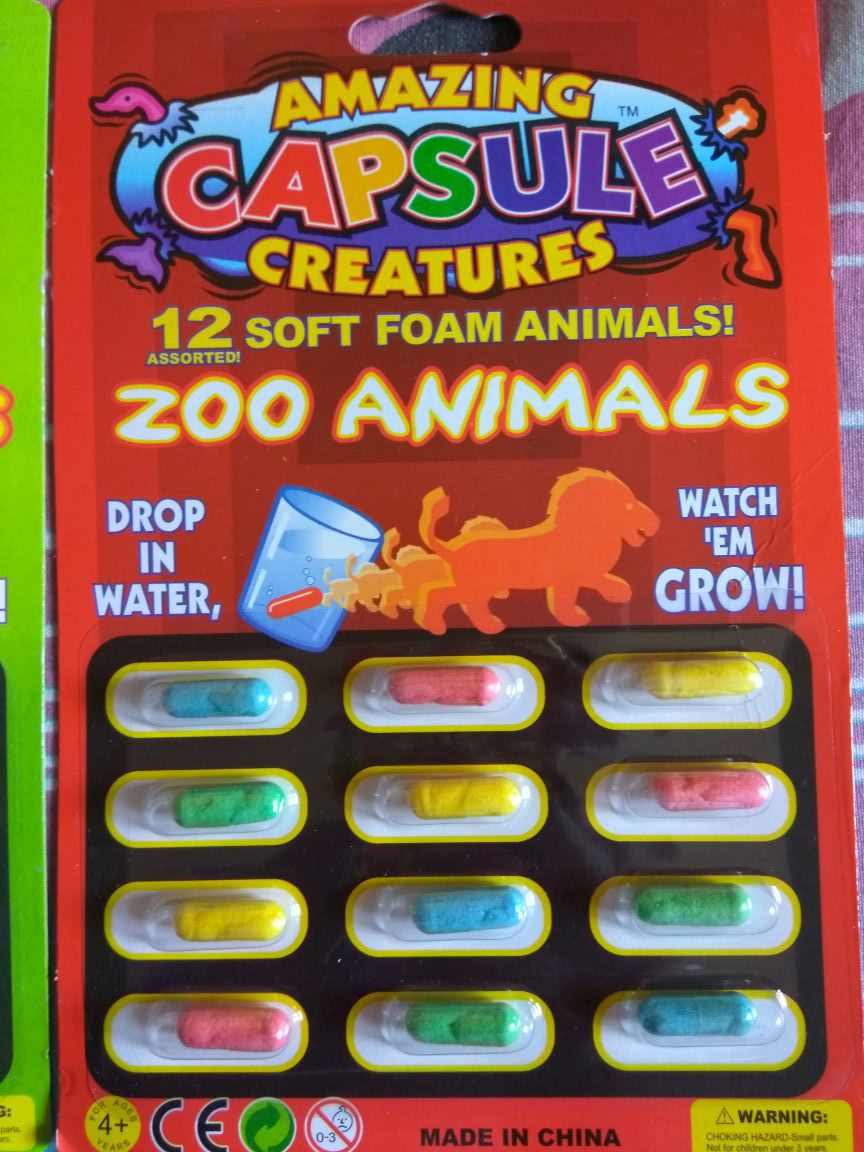 amazing capsule creatures 12 soft animals