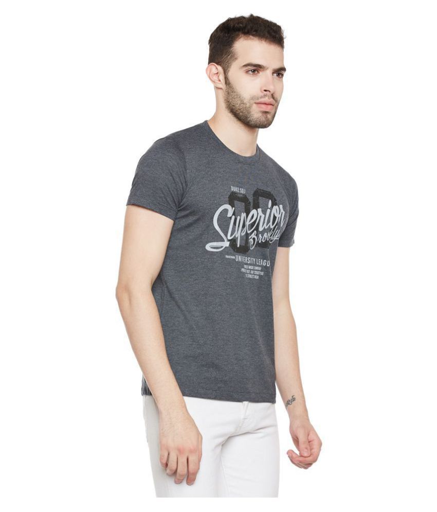 Duke Grey Round T-Shirt - Buy Duke Grey Round T-Shirt Online at Low ...