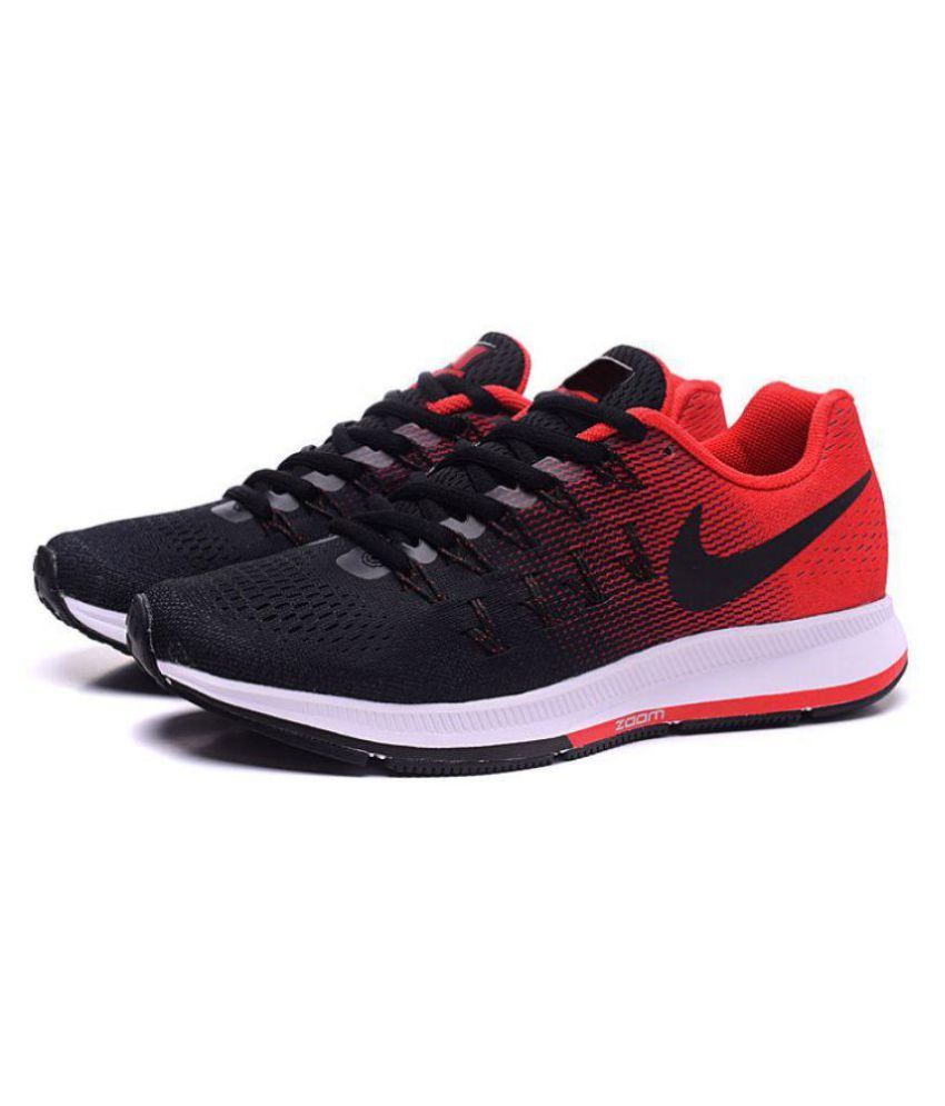 Nike 1 Pegasus 33 Black Red Running Shoes Buy Nike 1
