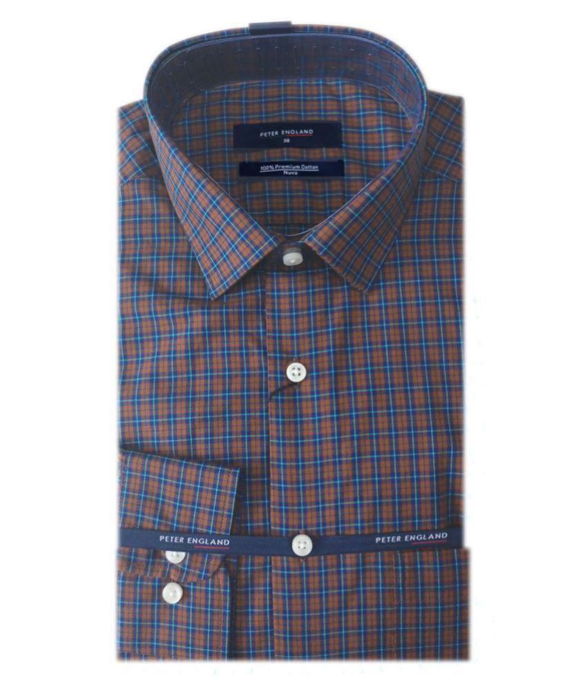 mens brown formal shirt