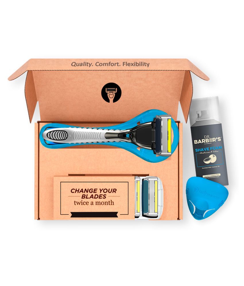 LetsShave Pace 6 Plus Shaving Razor Trial Pack Buy LetsShave Pace 6