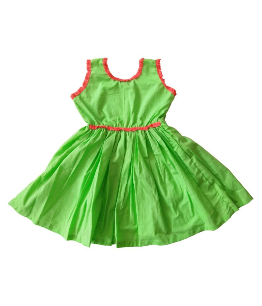 long elastic frock design