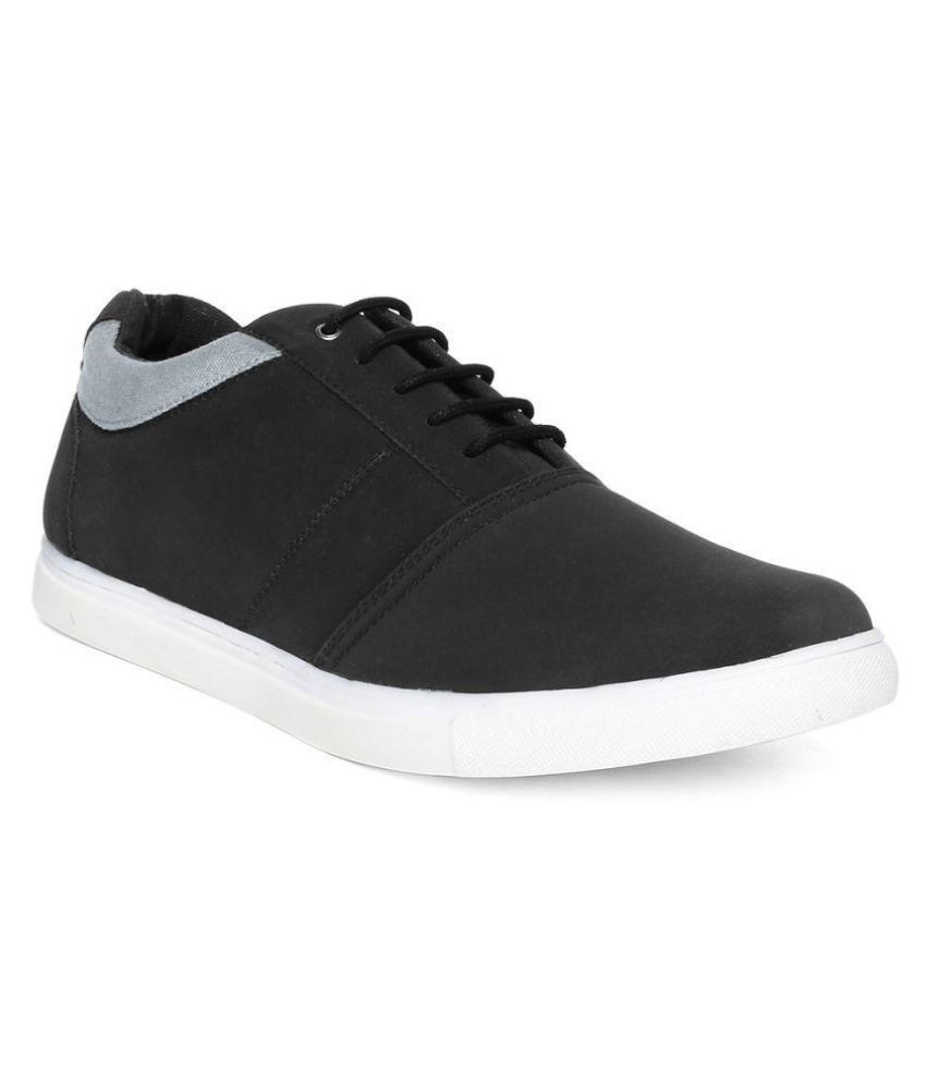 roadster black canvas shoes