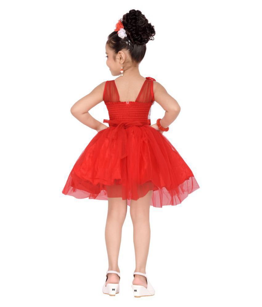 satin full frock