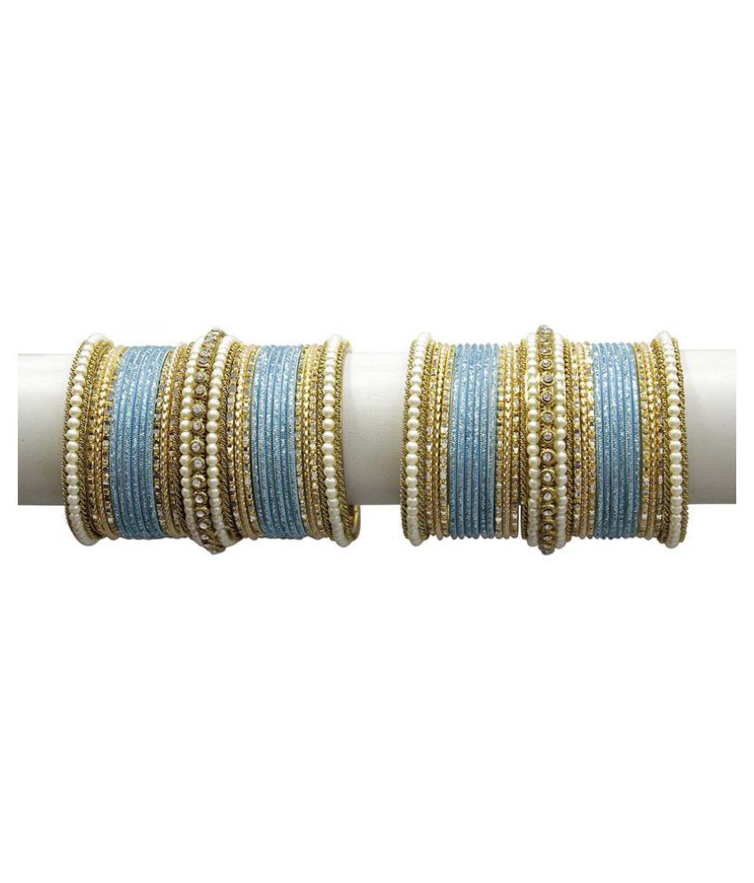 sky blue colour bangles