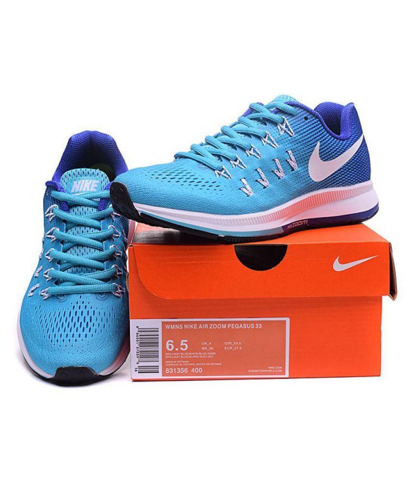 nike pegasus 33 sky blue running shoes