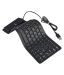 durReey Foldable Silicon Black USB Wired Replacement Laptop Keyboard Waterproof