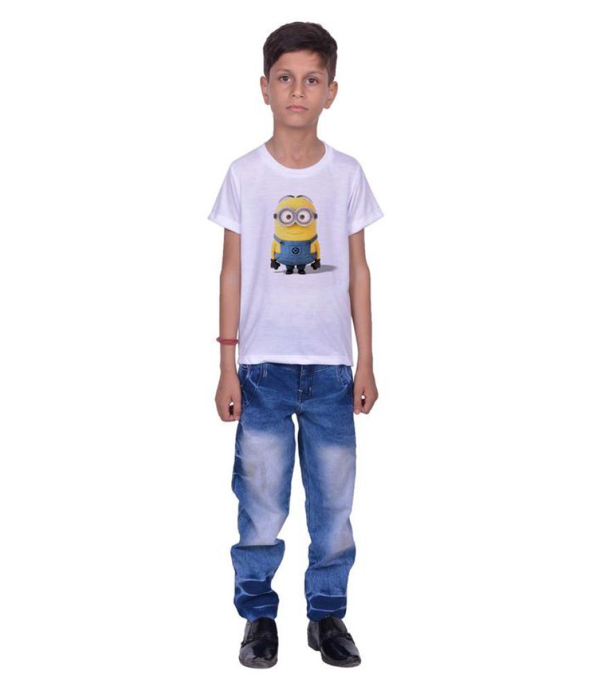 white minion t shirt