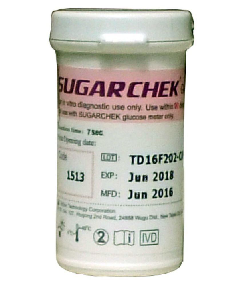     			Sugarchek Glucometer Strips 50 T TD-4207