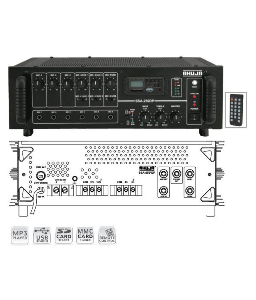 Stereo Amplifier Ahuja - Circuit Diagram Images