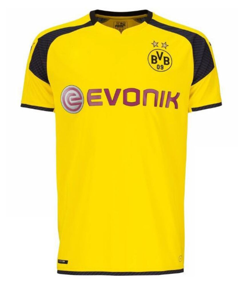 Dortmund Yellow Polyester Jersey - Buy Dortmund Yellow Polyester Jersey