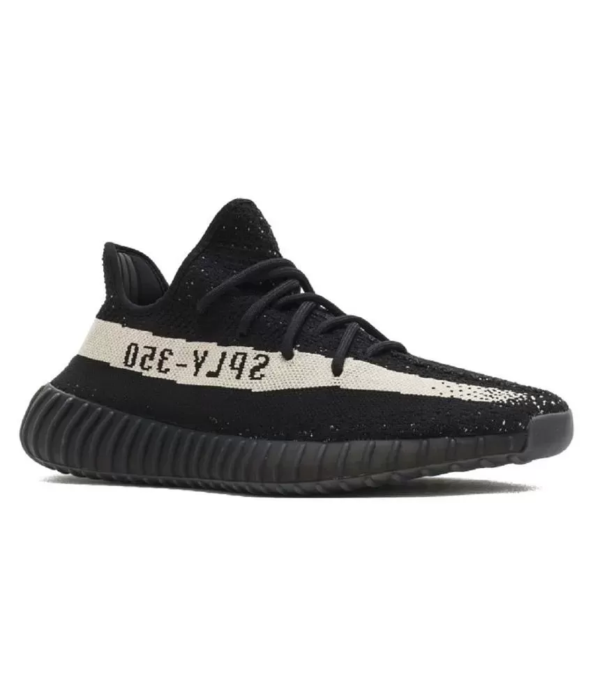 Adidas Yeezy Boost SPLY 350 V2 Black Running Shoes - Adidas Yeezy SPLY 350 V2 Black Running Shoes Online at Prices in on Snapdeal
