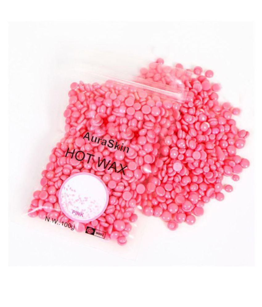     			AuraSkin Brazilian wax beads wax Hot Wax pink 100 gm