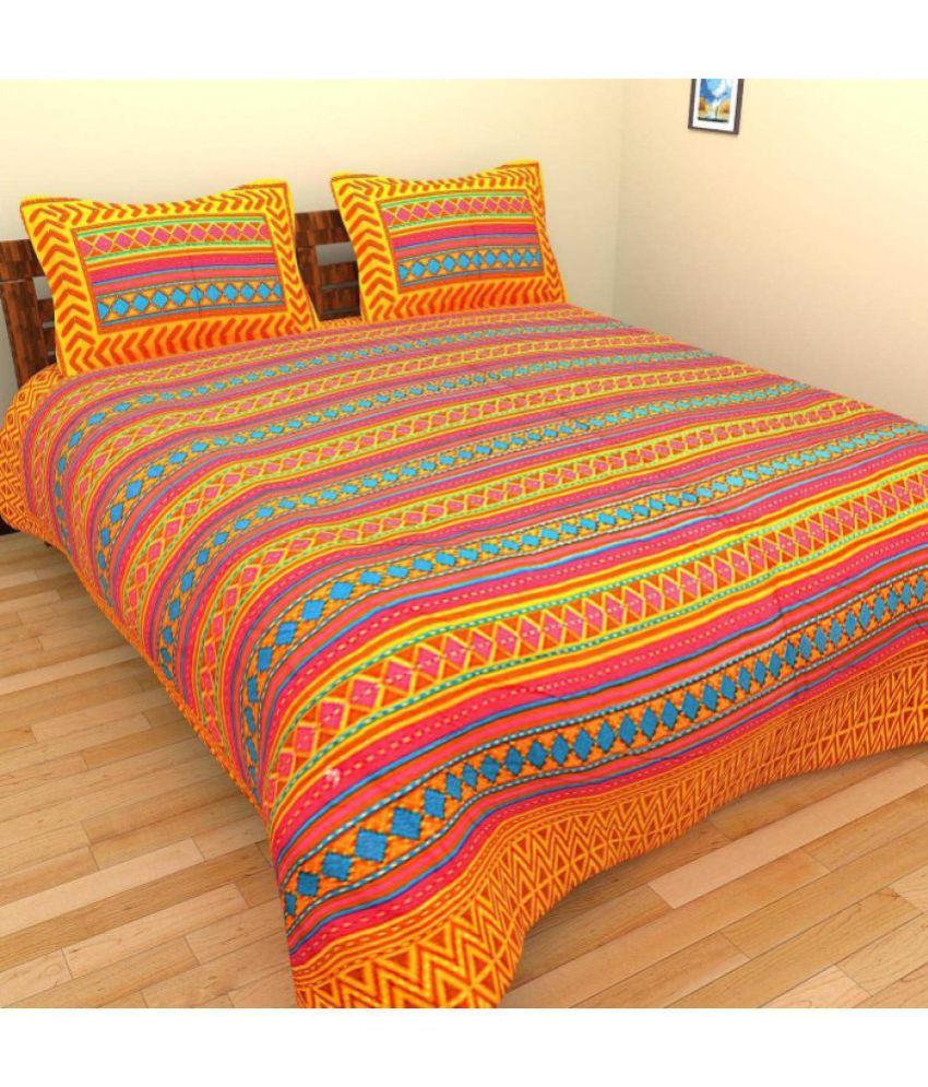 Bombay Spreads Cotton Double Bedsheet with 2 Pillow Covers Buy Bombay