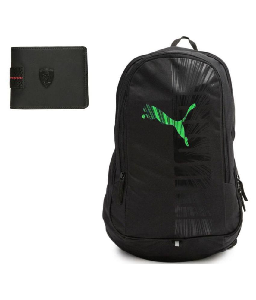 puma ferrari backpack green