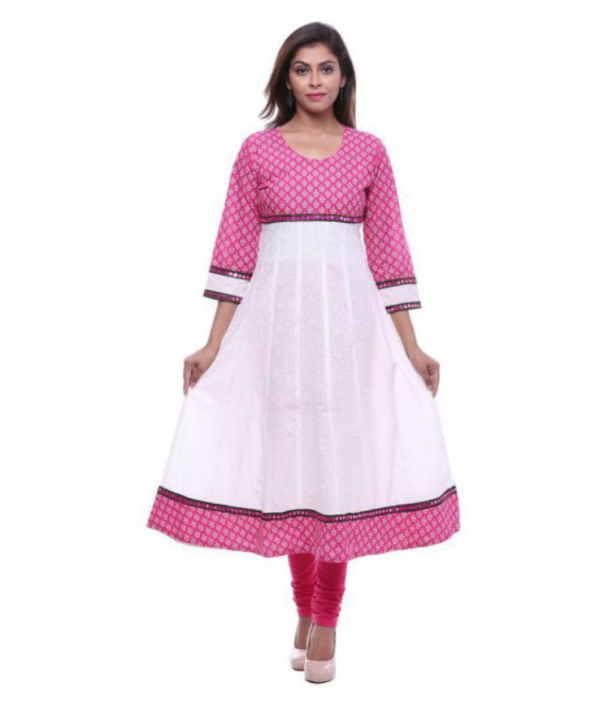 anarkali cotton kurti