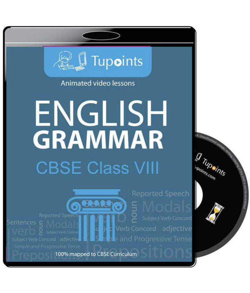 CBSE Class 8 English Grammar Multimedia Video Lessons DVD Buy CBSE 