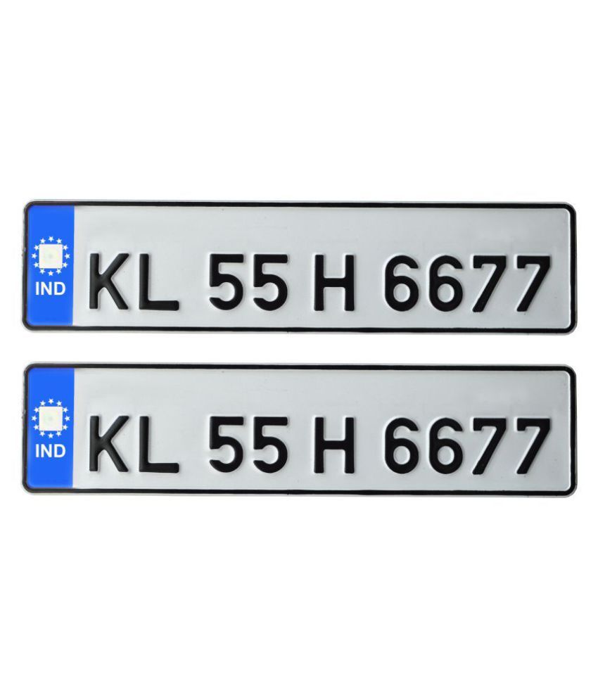 Number Plate Frame White Buy Number Plate Frame White